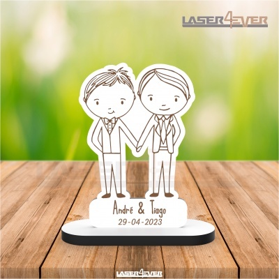 Lembrança Casamento - Casal Noivo Noivo