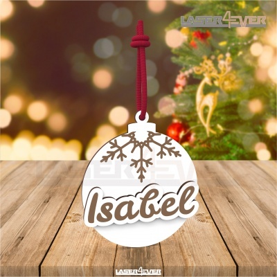 Bola de Natal - Nome Personalizado