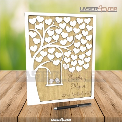 Quadro de Honra Casamento - Árvore