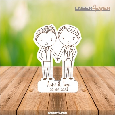 Lembrança Casamento - Casal Noivo Noivo