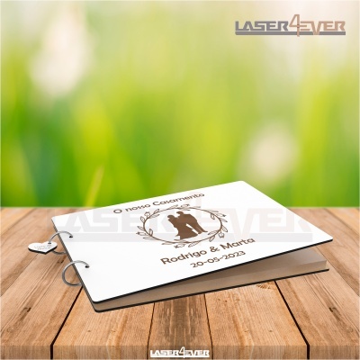 Livro de Honra Casamento - Casal