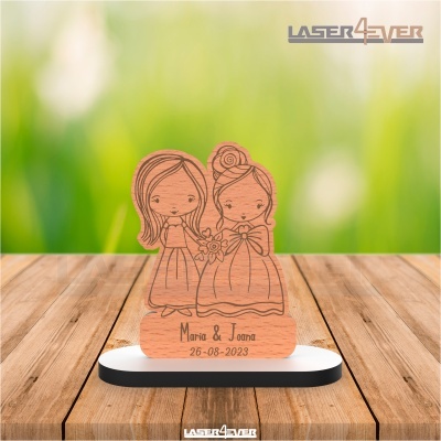 Lembrança Casamento - Casal Noiva Noiva