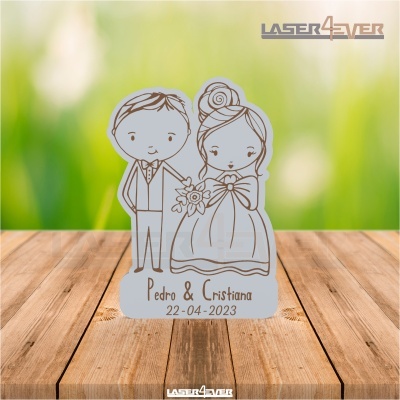 Lembrança Casamento - Casal Noivo Noiva