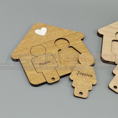 Chaveiro - Personalizado para Casal