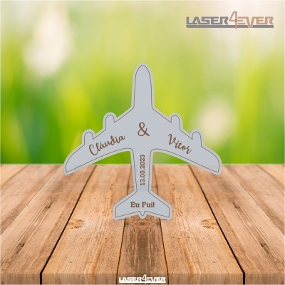 Íman Casamento Avião