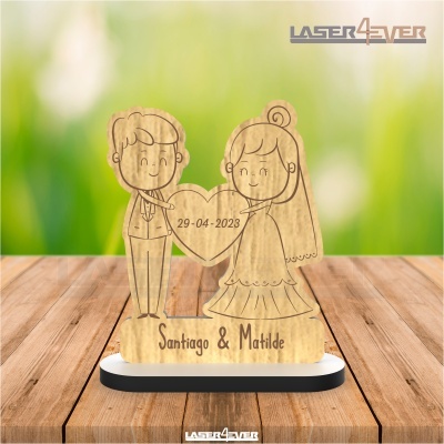 Lembrança Casamento - Casal Coração