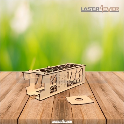 Caixa para Garrafa de Vinho - Frase Personalizável