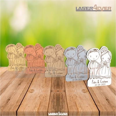 Lembrança Casamento - Casal Noivo Noiva