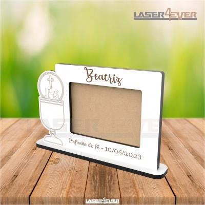 Lembrança Profissão de Fé Moldura - Cálice