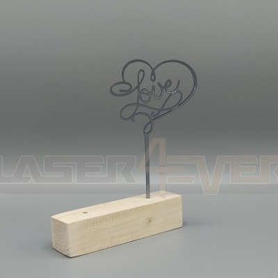 Topo de bolo para Casamento com a Palavra LOVE