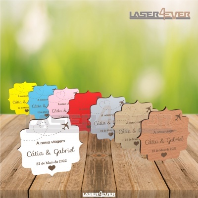 Lembrança Casamento A nossa Viagem