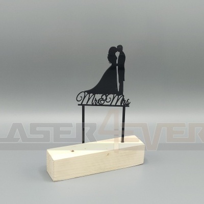 Topo de bolo para  Casamento - Casal Mr e Mrs