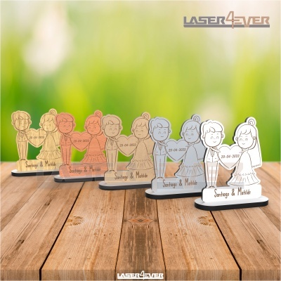 Lembrança Casamento - Casal Coração