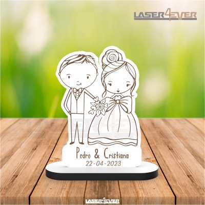 Lembrança Casamento - Casal Noivo Noiva