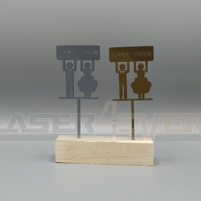 Topo de bolo para Casamento - GameOver