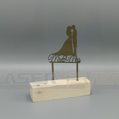 Topo de bolo para  Casamento - Casal Mr e Mrs