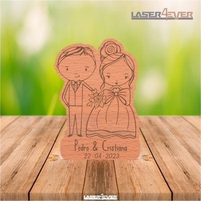 Lembrança Casamento - Casal Noivo Noiva