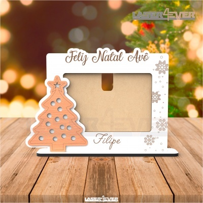 Moldura - Feliz Natal Avô - Nome Personalizado