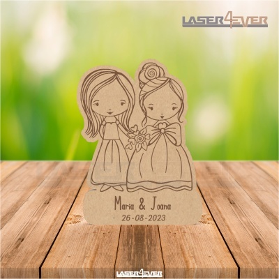 Lembrança Casamento - Casal Noiva Noiva