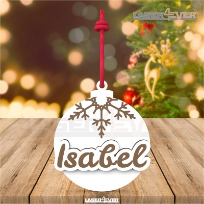 Bola de Natal - Nome Personalizado