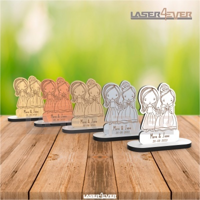 Lembrança Casamento - Casal Noiva Noiva