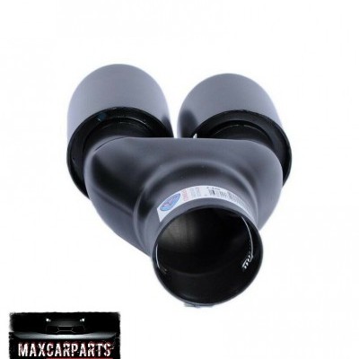 Ponteira Escape Dupla Preta Esquerda