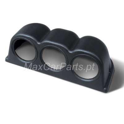 Suporte triplo universal de tablier Preto