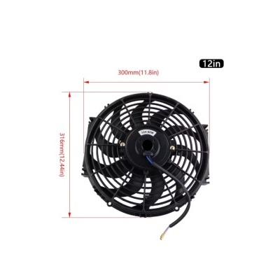 Ventilador Elétrico Slim 31CM 12" 80W