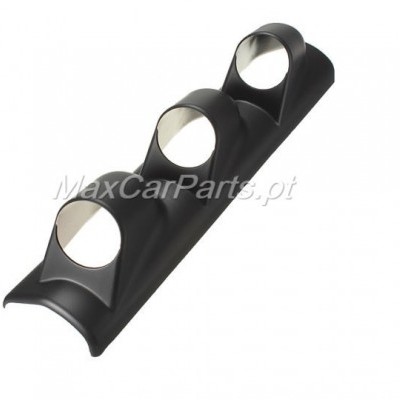 Suporte triplo universal de pilar Preto