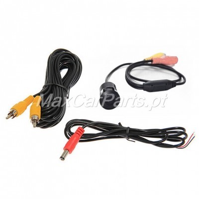 Conjunto de cabos e adaptadores para vídeo e áudio com conectores RCA amarelo e vermelho