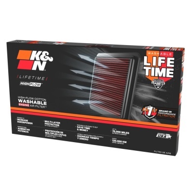 Filtro de Ar K&N 33-3039 Peugeot, Citroen, Opel, DS