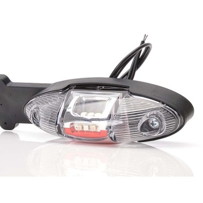 Marcador Led 12/24V Vermelho/Branco/ Laranja