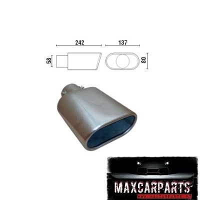 Ponteira de Escape Rectangular (02)
