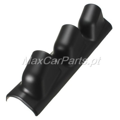 Suporte triplo universal de pilar Preto