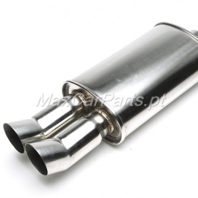 Panela de escape 2x76MM DTM