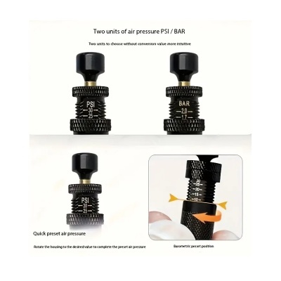 Kit 4 válvulas esvaziamento rápido pneus