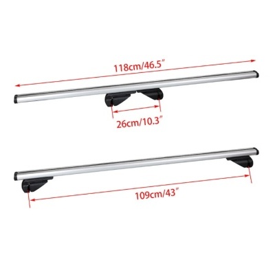 Barras Tejadilho universais 120CM