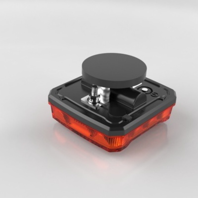 Kit de Strobs Led Laranja Portáteis