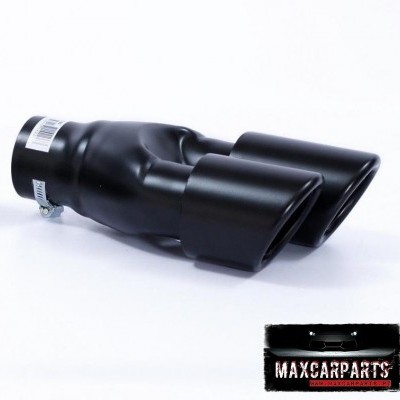 Ponteira Escape Dupla Preta Esquerda