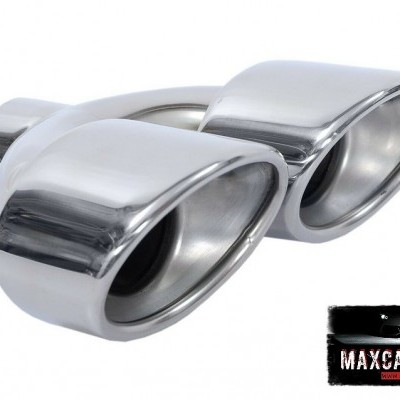 Ponteira de Escape Dupla Oval (3010)