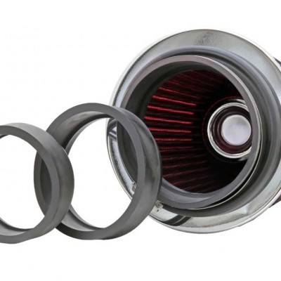 Filtro de ar desportivo com juntas de borracha