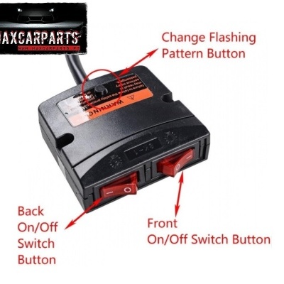 Ponte Led Beacon Light 98CM Laranja - Gama Média