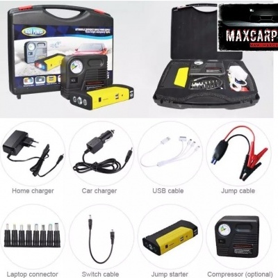 Arrancador de Baterias Auto + Compressor 12V