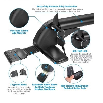 Barras Tejadilho universais 110CM