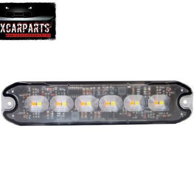 Strob Led F6 Laranja\Branco Slim 20W R65