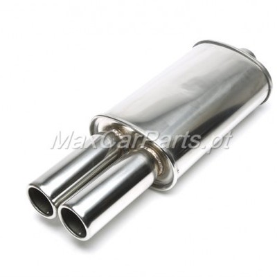 Panela de escape 2x76MM