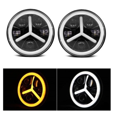 Par de Faróis LED STAR DRL 7"