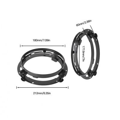 Par de Suportes Universais Faróis de 7"
