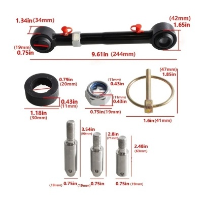 Tirantes Barra Estabilizadora Jeep Wrangler JK - suspensões elevadas