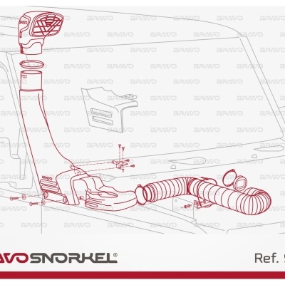 BRAVO Snorkel SUZUKI JIMNY (Desde 2018)